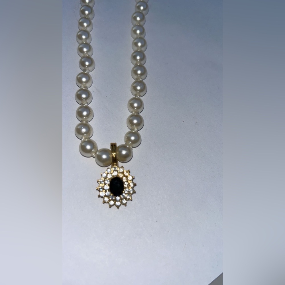 Vintage Roman Princess double strand Akoya pearl necklace.